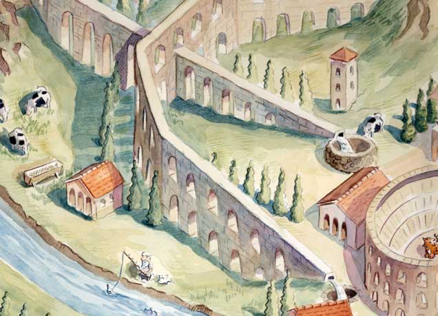 Im alten Rom - Die Aquädukte
